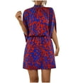 thumbnail image 2 of Robe d'Été pour Femmes 2024 Mode Grande Taille Col Rond Manches Courtes Coton Lin Robe Mi-Longue Manches Courtes Col Rond Longueur Genou 50 % de Réduction Liquidation!, 2 of 7