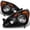 Black Housing, variant on AKKON - For Honda CRV Japan Built Models Clear Headlights Driver and Passenger Side Replacement Pair