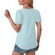 thumbnail image 5 of Otoño Sudadera con capucha,Camiseta de color liso para mujer, cuello redondo, manga corta, mezcla de algodón suave, transpirable, informal, para uso diario, sopatenor, 5 of 8