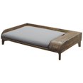 thumbnail image 1 of Mia Lit de Rangement en Bois Massif avec Coussin - Grand - Brun Foncé/gris, 1 of 4