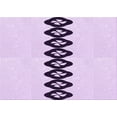 thumbnail image 1 of Ahgly Company Machine Washable Indoor Rectangle Transitional Rich Lilac Purple Area Rugs, 8' x 10', 1 of 7