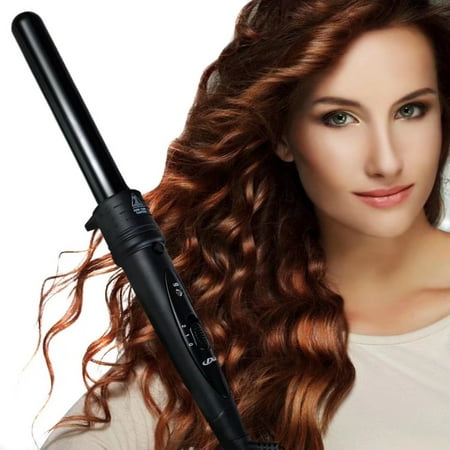 6 in 1 Professional Hair Curling Wand and Curling Iron Set with 6 Interchangeable Ceramic Barrels for All Hair Types with Heat Resistant