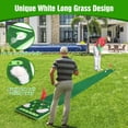 thumbnail image 3 of Set de putt de golf KEMLDIVS, bolsa desmontable con alfombrilla verde, 3 of 6