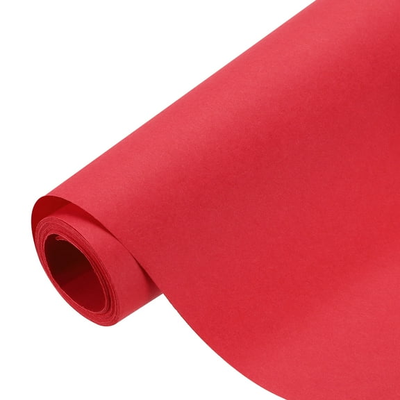 Uxcell Kraft Wrapping Paper, 11.8"x 196"(16.4') Decorative Paper Kraft Craft Paper for Gift Wrapping Bouquet Flower Bulletin Board Art Painting Craft Packaging Shipping, White 122GSM