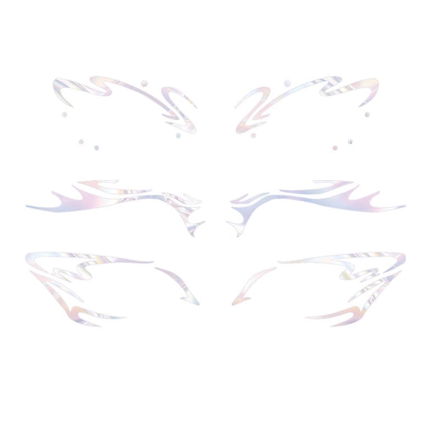 Nine Tail FoxEye Liner Fard à Paupières Maquillage Pochoirs Modèle Autocollant Yeux R2V6