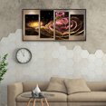 thumbnail image 3 of Cuadros Decorativos 5D DIY flor brillante 5 paneles completo redondo diamante pintura mosaico arte imagen Ehuebsd  Nuevos Originales, 3 of 8