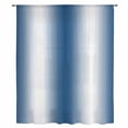 thumbnail image 2 of Lake Blue White Ombre Sheer Curtains 63 Inches Long, Retro Minimalist Gradient Art Light Filering Curtains, Breathable Simi Curtain Privacy Drapes for Living Room Bedroom Lightweight Window Treatment, 2 of 9