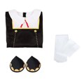 thumbnail image 3 of Disfraz Premium Vestido de cosplay de anime para niña, cuello de muñeca, ropa linda para fiesta de Halloween Kuymtek Negro*Niños 6-7- años para Mujer, 3 of 7