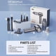 thumbnail image 2 of 16000PA 100W Cordless Handheld Vacuum Cleaner and Blower - Rechargeable Mini Portable Vacuum for Home and Car, 2 of 5