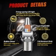 thumbnail image 3 of Ruiandsion BA20D DC8-24V 18000Lm Adjustable LED Motorcycle Headlight Bulb - White Light, Waterproof, 3 of 8