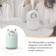 thumbnail image 3 of Advancent Humidificador de aire 300ML Difusor humectante de cabecera recargable con luz nocturna Auto-apagado Quiet Mist Maker Blanco Electrodomésticos Verde Advancent HA063797-03, 3 of 6
