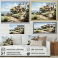 thumbnail image 4 of Designart "Country beauty Tranquil Village" Landscapes Floater Framed Canvas Print, 4 of 7