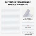 thumbnail image 3 of Cuaderno de composición Mzj.Office Marble, paquete de 5 unidades, 3 of 7