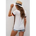 thumbnail image 1 of ABPHQTO Camiseta de mujer Leopard Colorblock Mixed Print, 1 of 5