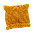 thumbnail image 3 of Gorro de invierno suave Baoblaze para pequeños Gorros gruesos de punto para bebés 2 años Amarillo, 3 of 8