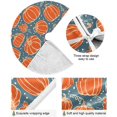 thumbnail image 2 of FMSHPON Thanksgiving Day PumpkinsAutumn Leaves Xmas Christmas Tree Skirt Stand Mat for Holiday Party Decoration Indoor Outdoor 36 inches, 2 of 6