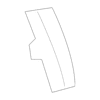 Genuine OE Volkswagen End Cap - 3D0-858-420-C-8X3
