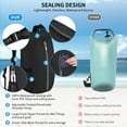 Vbiger Waterproof Dry Bags Set of 3 with Cellphone Bag Waist Bag, 20
