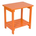 thumbnail image 3 of Shine Company Rectangular Side Table - Tangerine, 3 of 5