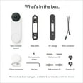 thumbnail image 6 of Google Nest Doorbell (Wired, 3rd Gen) - &nbsp;Snow, 6 of 16