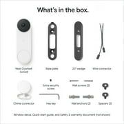 Google Nest Doorbell (Wired, 3rd Gen) - Snow