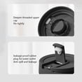 thumbnail image 3 of HJuyYuah 1 Quart Cold Water Kettle with Filter, Large Capacity Portable Cup with Hidden Handle, Pitcher for Home Office Travel Camping Cold Brew, 3 of 6
