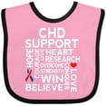 thumbnail image 3 of Inktastic CHD Awareness Month Boys or Girls Baby Bib, 3 of 4