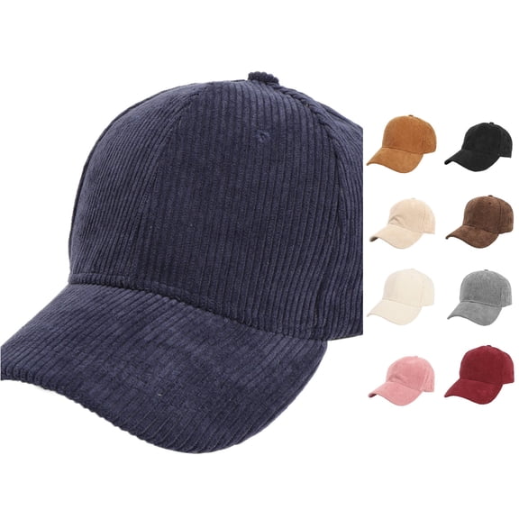 LiuXxxx Unisex Summer Solid Baseball Caps Hat Visors Adjustable Casual Headwear for Men Women Navy