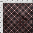 thumbnail image 2 of oneOone Georgette Viscose Fabric Tartan Check Print Sewing Fabric BTY 42 Inch Wide, 2 of 4