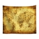 thumbnail image 2 of Ganfancp Vintage World Map Wall Tapestries Hippie Tapiz Colcha Yoga Mat New Ofertas Del Día Liquidación 1X Tapiz, 2 of 2