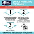 thumbnail image 3 of Miles Racing - Disc Pads Organic - Avid Juicy 3/5/7, SRAM, Clarks, Gusset, Promax - MI-ORG-61, 3 of 5