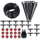thumbnail image 2 of Desiderio Kit de riego por goteo, 49,2 pies de longitud, 4/7 tubos, sistema de riego por goteo automático de plástico para plantas en macetas, invernadero de jardín, 2 of 8