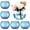 Blue-3''-3Pcs, variant on Round Glass Vases Set of 6, Clear Flower Vases for Centerpieces, Glass Bowl Vase, Small Round Vase for Living Room, Bedroom, Kitchen, Dining Table, Office, Wedding, 4 Inches