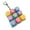 Colorful Cat Claw C, variant on Cartoon Keyboards Clicks Keychain Toy Keycap Tester Stress Reliever Featuring 9 Mechanical Switches Button