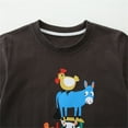thumbnail image 5 of CYRBOKO Toddler Boys Graphic Tees, Summer Short Sleeve Cotton Casual Boys T-shirts Brown Size 5 T, 5 of 6