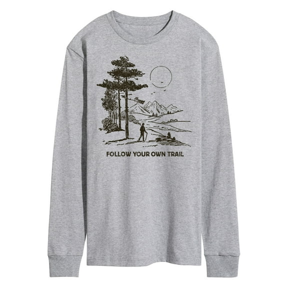 Instant Message - Follow Your Own Trail - Men's Long Sleeve T-Shirt
