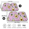 thumbnail image 2 of Goofa Different Avocados Printed Car Windshield Sunshade,Foldable Reflective Sun Visor,UV Protection Heat Blocker Sunshade,Car Cooling Accessory-Small, 2 of 7