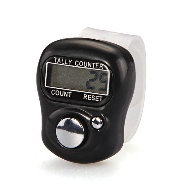 Portable Tally Counter Clicker 5 Digit Number Handheld Manual Digital Count 