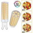 thumbnail image 4 of TGHTBA-G9 LED Light Bulb G9 Bi-pin Base Chandelier Lighting JCD G9 120Volt Home Lighting 8W(80W Halogen Equivalent) 800LM for Table lamp,Wall Sconce,ceilingfan Replacement,4-Pack(Warm White 3000K), 4 of 4