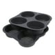 thumbnail image 1 of 2 moldes de silicona para panecillos de hamburguesa de 4 cavidades, moldes caseros para panecillos de hamburguesa, molde redondo antiadherente para hornear en la cocina, 1 of 8