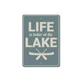 thumbnail image 2 of Life is Better at the Lake Novelty Decor, Metal Wall Sign - 10x14 Inches, 2 of 4