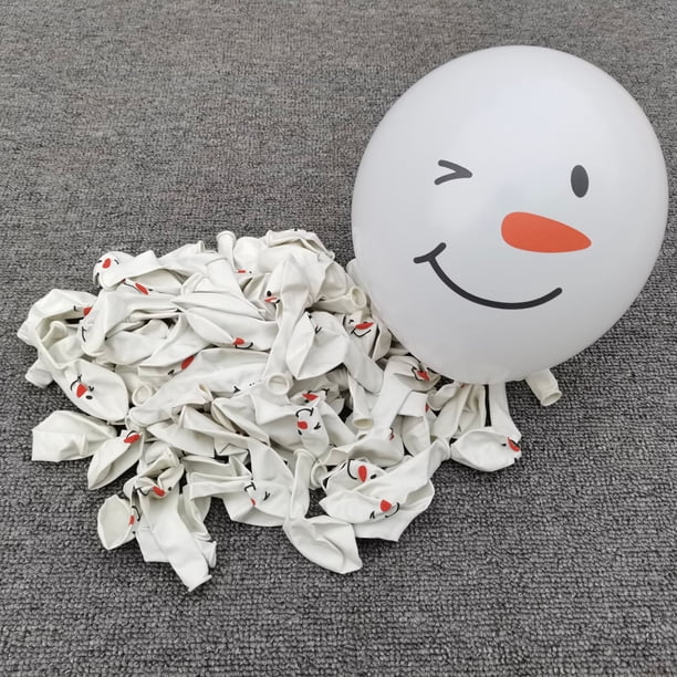 Globos de látex con forma de copo de nieve para Navidad: decoraciones para fiestas de cumpleaños, bodas, baby showers, regalos, copos de nieve transparentes, para el país de las maravillas invernal,
