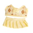 thumbnail image 4 of 2x Ropa para muñecas de niña Ropa para muñecas Regalo para niños Disfraces Miniatura desmontables Cómodos trajes para muñecas Adorables para muñecas falda amarilla, 4 of 8