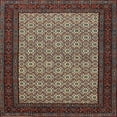 thumbnail image 1 of Ahgly Company Machine Washable Indoor Square Traditional Night Red Area Rugs, 5' Square, 1 of 7