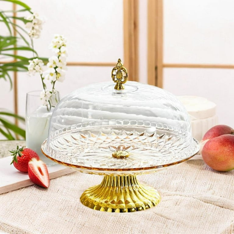 flameer Cake Stand Retro Dessert Snack Serving Platter for Cupcake Jewellery Muffins M