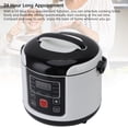 thumbnail image 3 of Portable Mini Rice Cooker, 24H Reservation Car Rice Cooker 2L Insulation Function Safe 12V with Inner Pot for Travel for Soup, 3 of 7