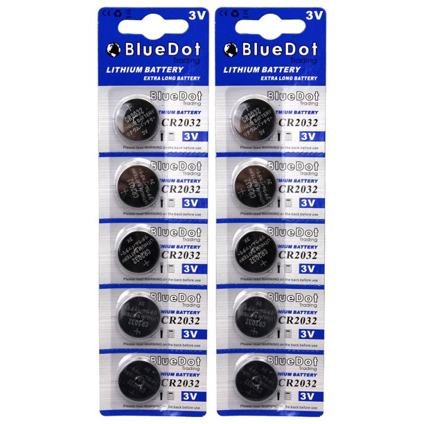 BlueDot Trading CR2032 (also known as CR5004LC) Lithium Manganese
