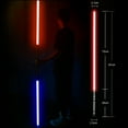 thumbnail image 3 of PHS Sith Ghost Lightsaber-39inch,Metal Hilt Dueling Light Saber for 8-14 Boys Gift,4 Sound Modes,USB Charge,Kids,Adults,Cosplay Poprs Xmas Gift（99cm-Red, 3 of 10