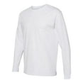 thumbnail image 2 of Hanes - Essential-T Long Sleeve T-Shirt - 5286 - Ash - Size: S, 2 of 5