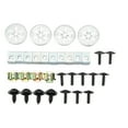 thumbnail image 2 of 867863849A, High Hardness Undertray Guard Clips Screw Set Metal  For  MK4, 2 of 8